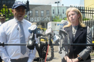 Multiple Vehicles Were Set On Fire In An Arson Attack In A Parking Lot With NYPD Vehicles On Myrtle Avenue And DeKalb Avenue
