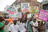 End Bad Governance Protest In In Lagos, Nigeria