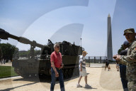 The National Mall Were The Army 250  Birthday Celebration / Parade In Washington DC 
