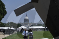 The National Mall Were The Army 250  Birthday Celebration / Parade In Washington DC 