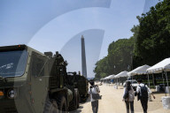 The National Mall Were The Army 250  Birthday Celebration / Parade In Washington DC 