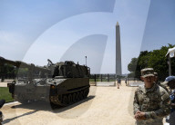 The National Mall Were The Army 250  Birthday Celebration / Parade In Washington DC 