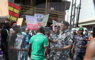 End Bad Governance Protest In In Lagos, Nigeria