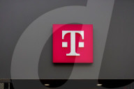 Telekom Logo On Building Facade