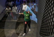 Rain Causes Flooding At The Zócalo Metro Station In Mexico City