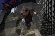Rain Causes Flooding At The Zócalo Metro Station In Mexico City