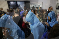 Rain Causes Flooding At The Zócalo Metro Station In Mexico City