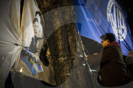 Demonstration In Front Of The Courts Building Demanding The Release Of Former Argentine President Cristina Fernández De Kirchner