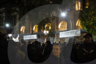 Demonstration In Front Of The Courts Building Demanding The Release Of Former Argentine President Cristina Fernández De Kirchner