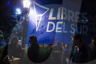 Demonstration In Front Of The Courts Building Demanding The Release Of Former Argentine President Cristina Fernández De Kirchner