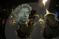 Demonstration In Front Of The Courts Building Demanding The Release Of Former Argentine President Cristina Fernández De Kirchner