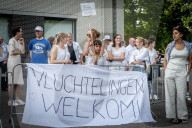 Protest Over The Placement Of An Asylum Seekers' Centre In De Bilt