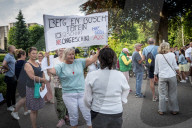 Protest Over The Placement Of An Asylum Seekers' Centre In De Bilt