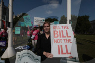 Assisted Dying Bill Protests in London, UK.