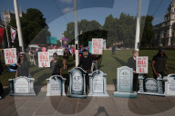 Assisted Dying Bill Protests in London, UK.