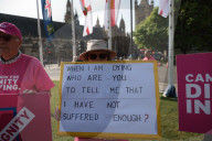 Assisted Dying Bill Protests in London, UK.