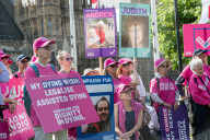 Protests For And Against Assisted Dying Bill In London