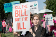 Protests For And Against Assisted Dying Bill In London