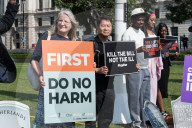 Protests For And Against Assisted Dying Bill In London