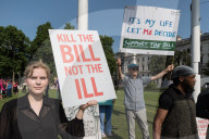 Protests For And Against Assisted Dying Bill In London