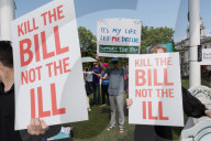 Protests For And Against Assisted Dying Bill In London