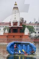 Security Forces Conduct Rescue Operation Simulation In Kathmandu