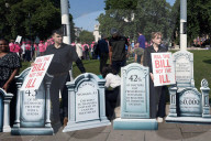 Assisted Dying Bill Protests in London, UK.