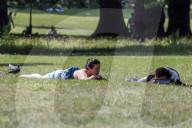 Hottest Day of the Year in London, UK.