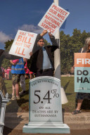 Assisted Dying Bill Protests in London, UK.