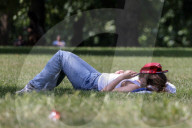 Hottest Day of the Year in London, UK.