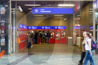 Ticket Machines At Vienna Central Station