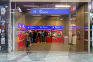 Ticket Machines At Vienna Central Station