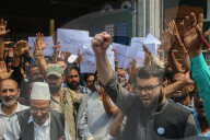 Protests In Kashmir Following Israeli Airstrikes On Iran