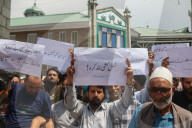 Protests In Kashmir Following Israeli Airstrikes On Iran