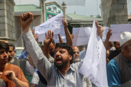 Protests In Kashmir Following Israeli Airstrikes On Iran