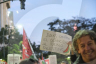 Argentine Protest Against Israeli Violence In Palestine.