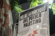Argentine Protest Against Israeli Violence In Palestine.