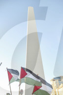 Argentine Protest Against Israeli Violence In Palestine.