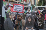Argentine Protest Against Israeli Violence In Palestine.