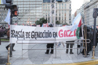 Argentine Protest Against Israeli Violence In Palestine.