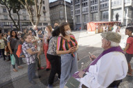 Saint Anthony's Day Is Celebrated At The Church Of Saint Anthony In Patriarca Square In SÃ£o Paulo.