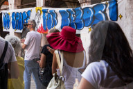 Protest Against The Wedding Of Jeff Bezoz 