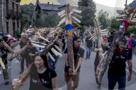 The Falles Of Alins, The Prehistoric Fire Festival Of The Pyrenees (file Images)