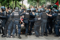 Tensions At The End Of The Pro-Palestinian Demonstration In Paris
