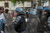 Tensions At The End Of The Pro-Palestinian Demonstration In Paris