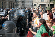 Tensions At The End Of The Pro-Palestinian Demonstration In Paris