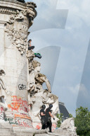 Tensions At The End Of The Pro-Palestinian Demonstration In Paris