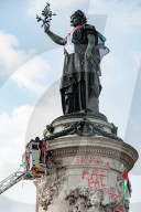 Tensions At The End Of The Pro-Palestinian Demonstration In Paris