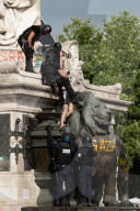 Tensions At The End Of The Pro-Palestinian Demonstration In Paris
