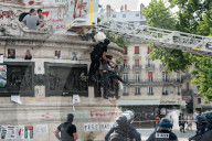 Tensions At The End Of The Pro-Palestinian Demonstration In Paris